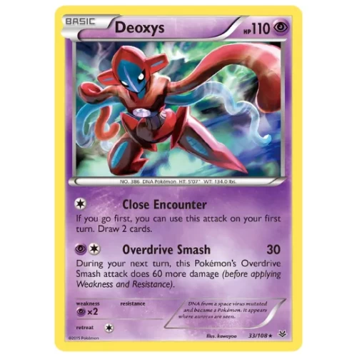 Deoxys - Roaring Skies Holofoil